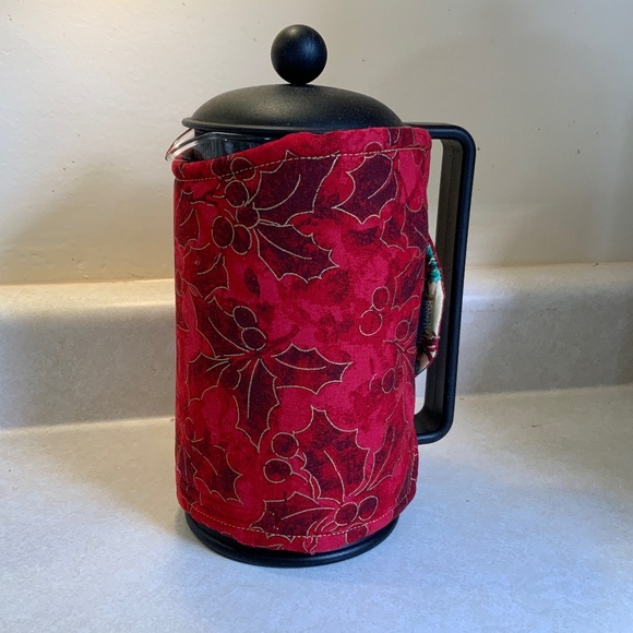 Christmas French Press Coffee Cosy - Picture 1 of 6